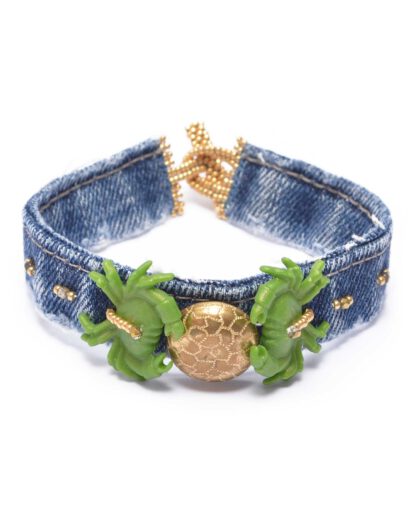 Armband Jeanskrabbe