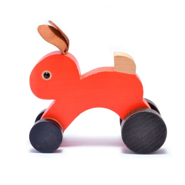Holzhase, orange