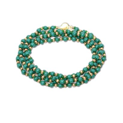 Wickelarmband Perlen – Grün