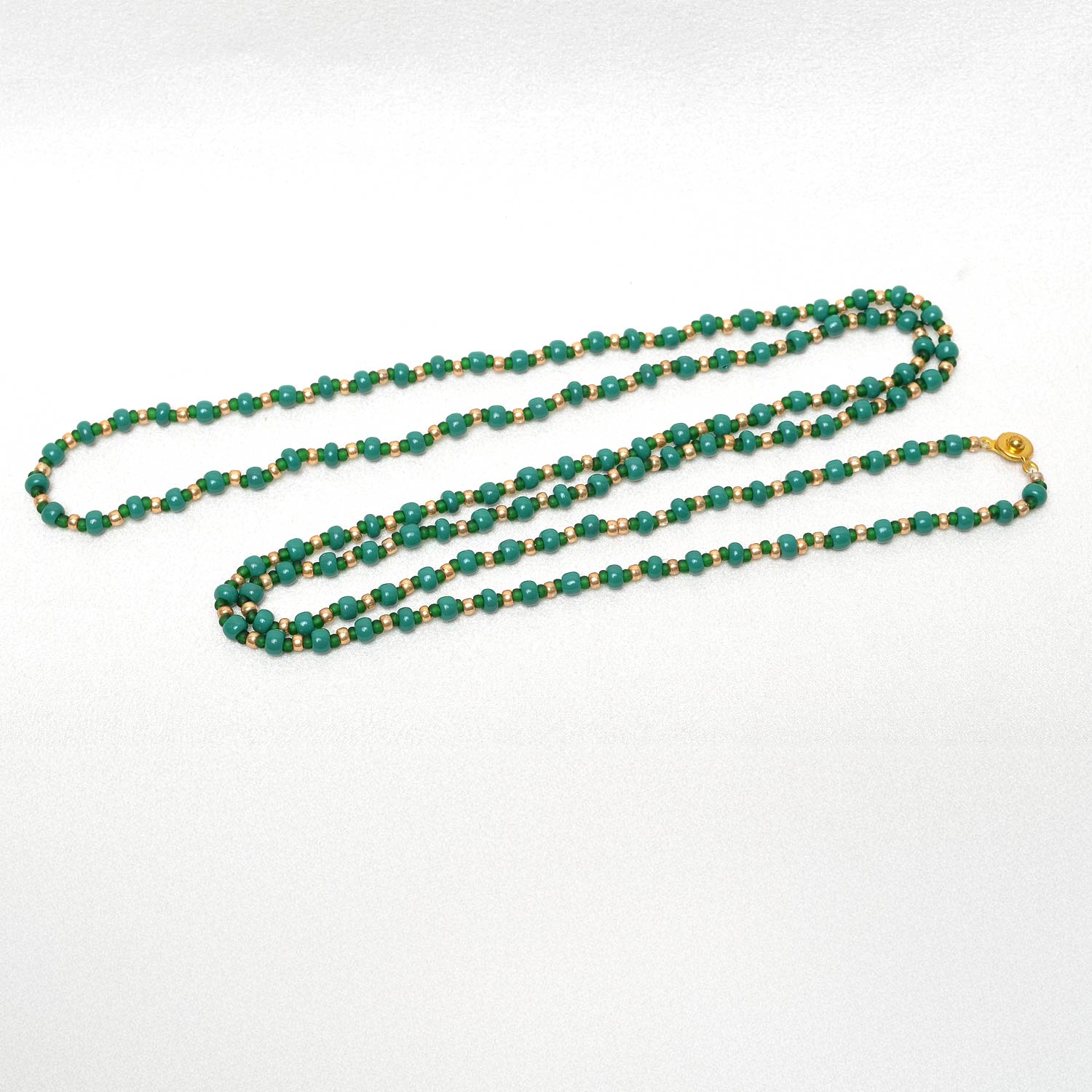 Wickelarmband Perlen – Grün – Bild 2