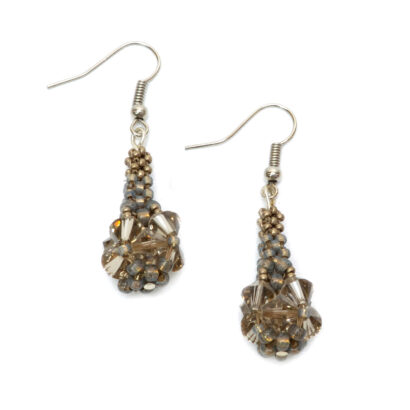 Bling-Bling Ohrringe greige