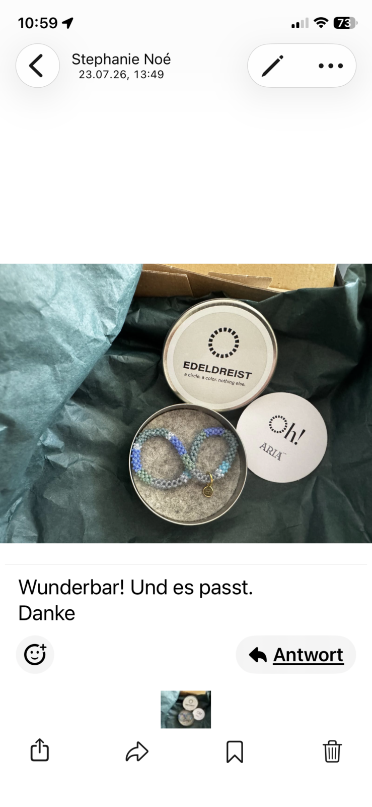 EDELDREIST – Armband ohne Verschluss